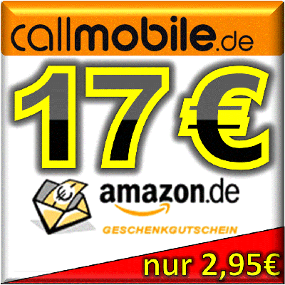 callmobile SIM-Karte + 17€ Amazon Gutschein + 10€ Startguthaben für nur