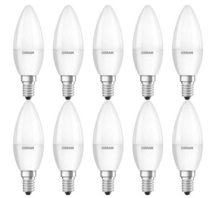 Er Pack Osram Led Kerze Base Classic B Fr W Warmwei F R