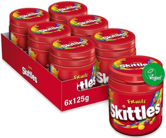 6er Pack Skittles Fruits Kaubonbons Je 125g Ab 9 89 Statt 14