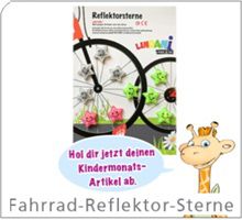 Linda Apotheken LINDANI Fahrrad Reflektor Sterne für Kinder GRATIS