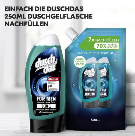 Duschdas In For Men Duschgel Nachf Llpack Ml Ab