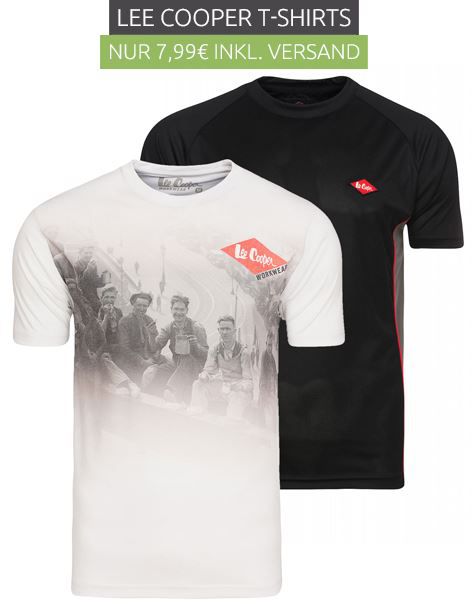 Lee Cooper Performance Workwear Herren T Shirt für je 4,99€