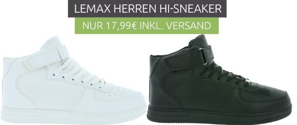 LEMAX Force   Herren High Cut Sneaker für je 17,99€