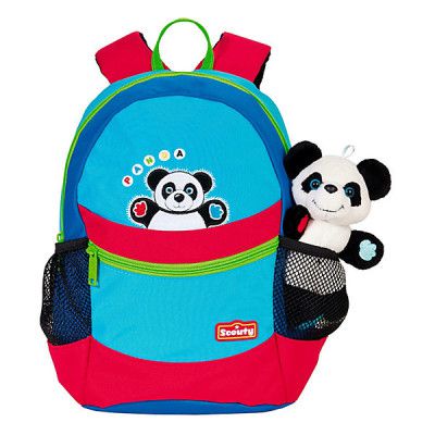 Scouty Kinderrucksack Panda mit Plüschfigur für 18,94€ (statt 30€)