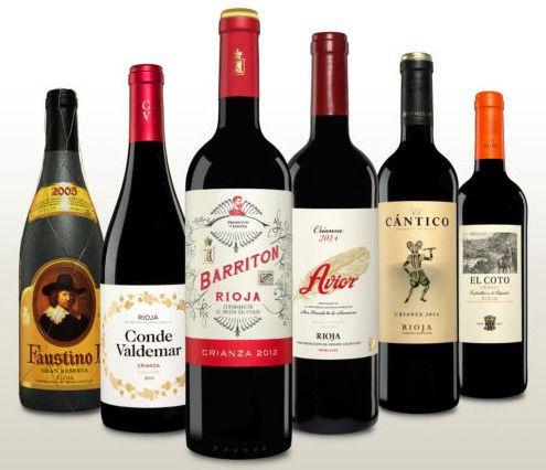 Rioja Wein Probierpaket (6 Fl.) für 36€