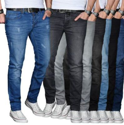 A. Salvarini   Straight Cut Herren Jeans für 32,90€ (statt 40€)