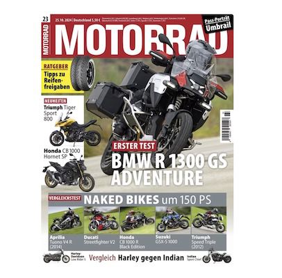 🏍️ 27 Ausgaben der MOTORRAD für 156,60€ + Prämie: 155€ Amazon Gutschein