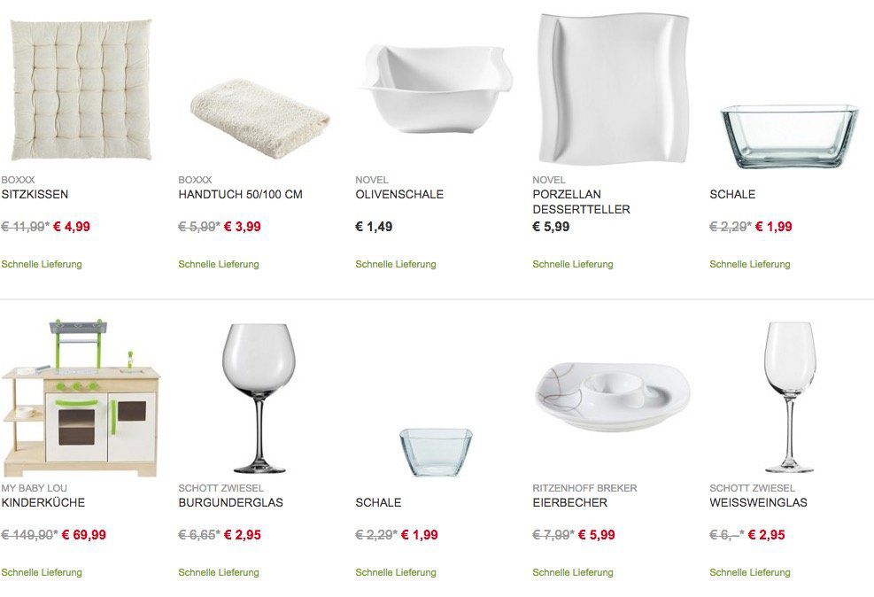 XXXLutz Online Shop: 10€ Gutschein ab 20€ MBW auf alles   günstige Haushaltsschäppchen & Co.