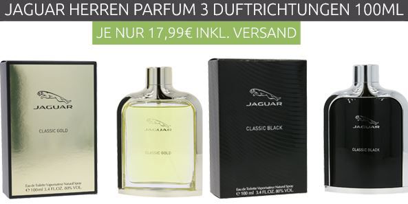 Div Jaguar Herren Parfum 100ml Fur Je 17 99