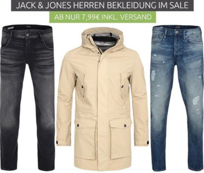 Jack & Jones Herren Fashion Sale   Crew Neck Herren Pullover für 7,99€