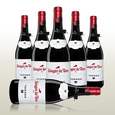 6 Flaschen Rotwein (statt de (2015) 28,56€ Sangre 36€) Toro für 