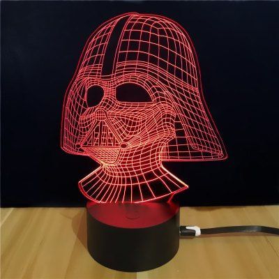 Darth Vader 3D LED Lampe in mehreren Farben ab 5,02€