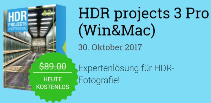 HDR Projects 3 Pro (PC & MAC) gratis