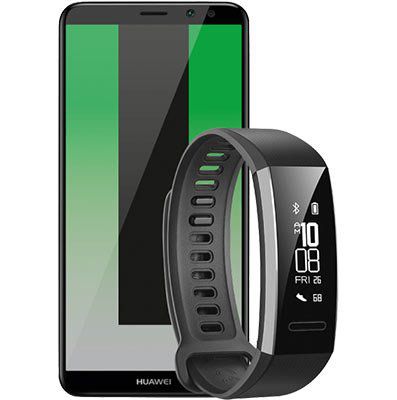 Huawei Mate 10 Lite 64 GB + HUAWEI Band 2 Pro für 325€ (statt 397€)