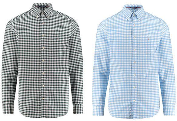 Gant Freizeithemden The Oxford Gingham für je 54€ (statt 90€)