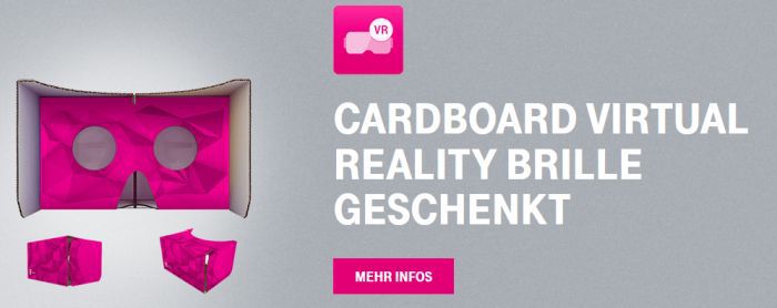 Nur für Telekom Kunden: VR Cardboard gratis