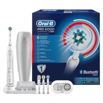 Braun Oral B Pro 6000 Zahnbürste mit Bluetooth für 68,16€ (statt 82€)