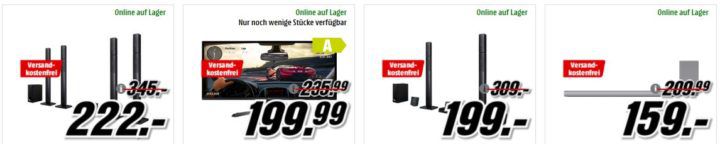 Media Markt Mega Marken Sparen: günstige Artikel von Sony, LG, Acer und JBL