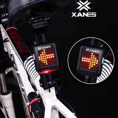XANES STL-01 - Intelligentes Fahrradrücklicht mit Blinker & mehr für 10,45€