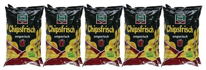 10 Tüten funny-frisch Chips Ungarisch (je 175g) für 7,92€ - Prime Sparabo