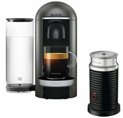 Krups XN900T Nespresso Vertuo Plus Kaffeekapselmaschine + Milchaufschäumer für 99,90€ (statt 197€)