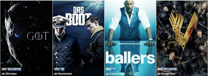 Wieder da! ? Sky & Netflix Serien in HD ab nur 16,49€ mtl. + gratis Sky Q Receiver   HOT!