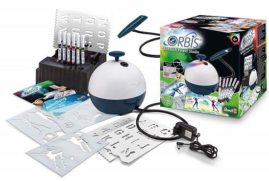 ORBIS 30020 Airbrush Power Studio Airbrush in Schwarz/Weiß für 45€ (statt 55€)