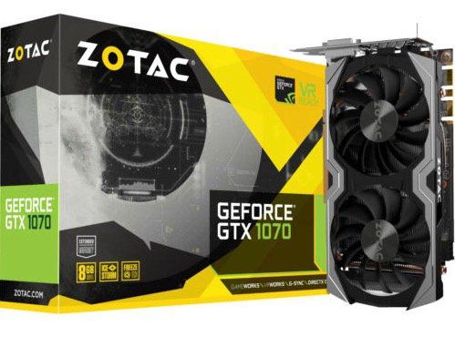 ZOTAC GeForce GTX 1070 Mini 8GB Grafikkarte ab 259€ (statt 341€)