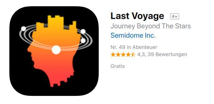 iOS: Last Voyage kostenlos (statt 5,49€)