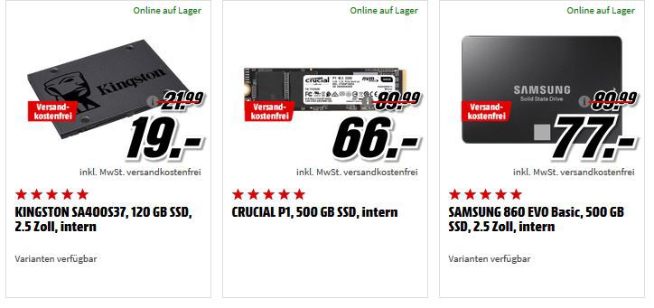 Media Markt kleine Speicher Tiefpreisspätschicht: z.B: SANDISK SanDisk Extreme USB Stick 128GB für 33€
