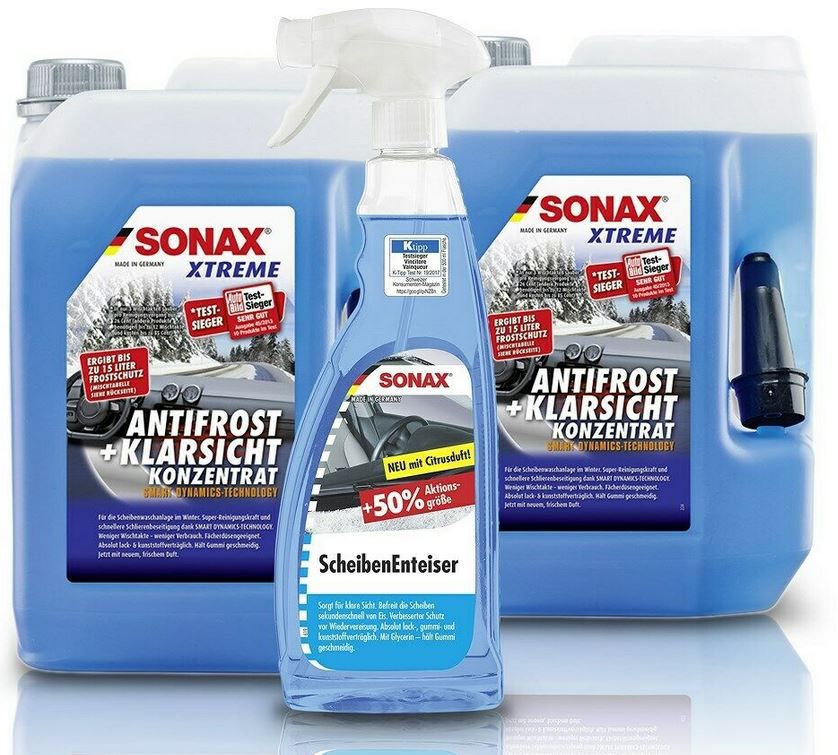 Sonax Xtreme AntiFrost+Klarsicht Konzentrat 10 Liter + Enteiserpray für  31,19€ (statt 44