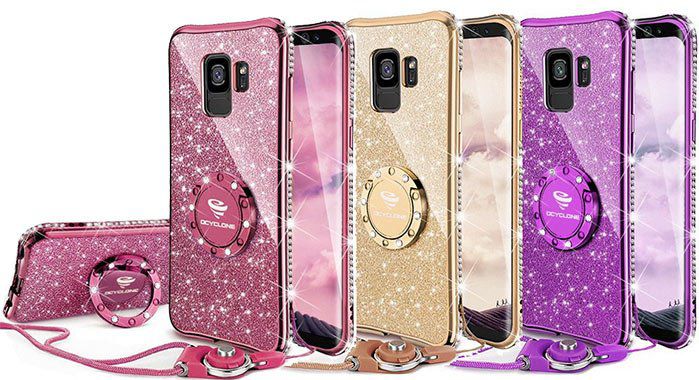 Glitzernde Handyhülle für das GalaxyS9 in 3 Farben für je 5,89€   Primer