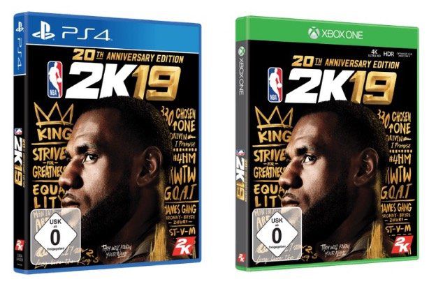 NBA 2K19 20th Anniversary Edition (PS4 und Xbox) für 25€ (statt 89€ oder 65€)