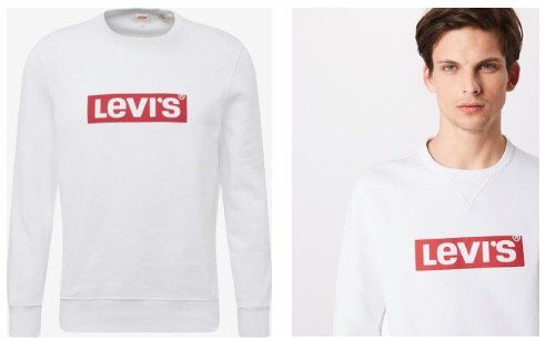 Levis Herren Sweatshirt Graphic Crew B für 26,95€ (statt 46€)