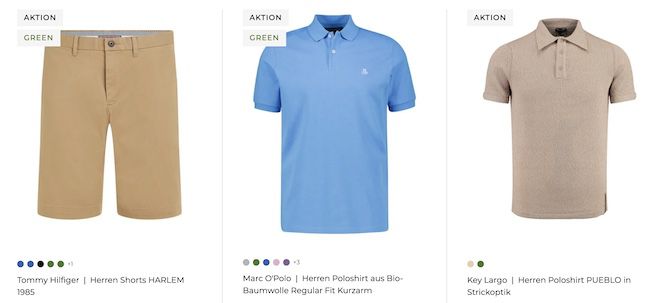 🔥 engelhorn: 25% Rabatt auf Shirts & Shorts   z.B. Tommy Hilfiger, GANT, Lacoste