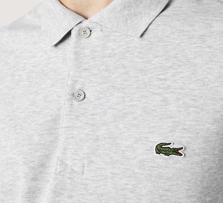 Lacoste L1212 Poloshirt in Grau für 46,90€ (statt 65€)   2XL + 3XL