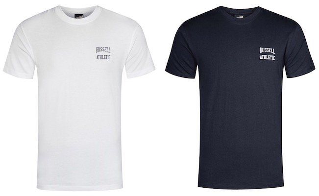 Russell Athletic Logo Crew Neck T Shirts für je 2,22€ zzgl. VSK (statt 10€)
