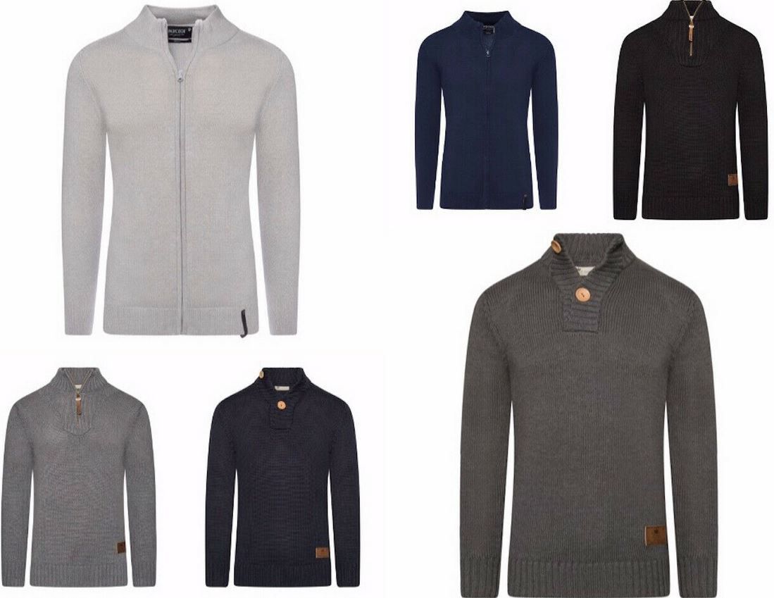 Pricedrop! Herren Strick Pullover Zip Jacket Troyer S XXL für je 21,95€ (statt 27€)
