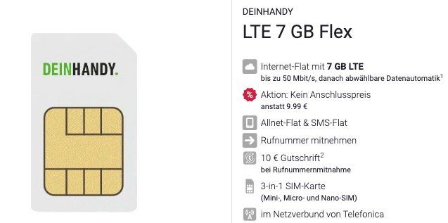 O2 Flat Mit 7gb Lte Von Premiumsim Nur 7 77 Mtl Monatlich Kundbar