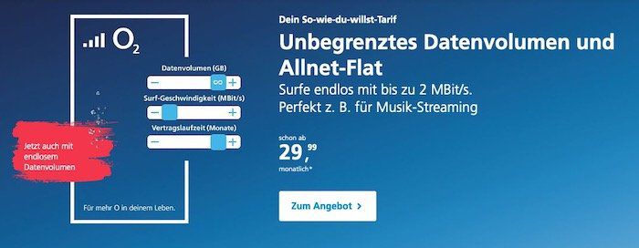 Neue O2 Unlimited Tarife: Was ist neu, was hat sich geändert? Schon ab 19,99€ monatlich