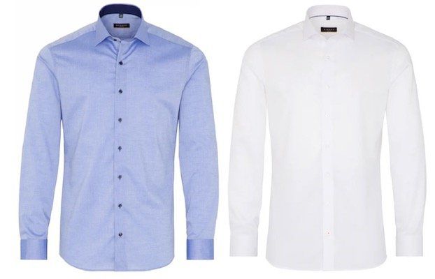 eterna Slim Fit Hemden mit 50% Rabatt   z.B. Slim Fit Stretch Himmelblau nur 24,97€