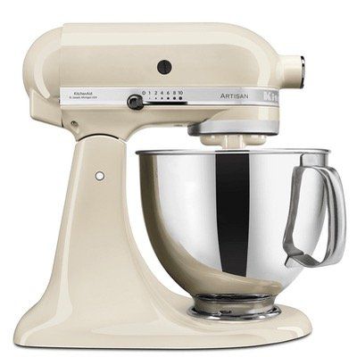 KitchenAid Artisan 5KSM175PSEAC  mit 300W und 4,8 Litern in Almond Creme für 394,11€ (statt 469€)