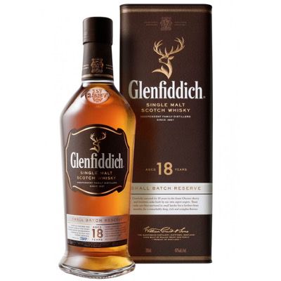 Glenfiddich Single Malt Scotch Whisky 18 Jahre (0,7l 40%) für 59€ (statt 63€)