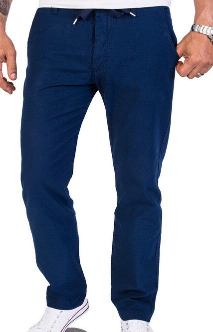 Rock Creek RC 2152 Herren Chino Hosen Leinen Optik für je 24,90€ (statt 35€)