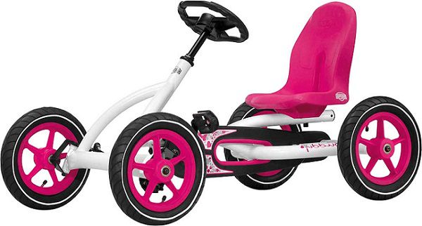 BERG Pedal Go-Kart Buddy Pink weiß Sondermodell für 224,99€ (statt 293€)