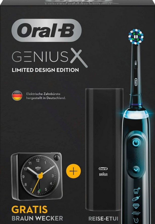 Oral B Genius X Limited Design Edition eZahnbürste + Reisewecker für 109,90€ (statt 125€)