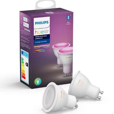 Philips 💡Hue White & Color Ambiance 3 x GU10 + Bridge für 89,99€ (statt 129€)