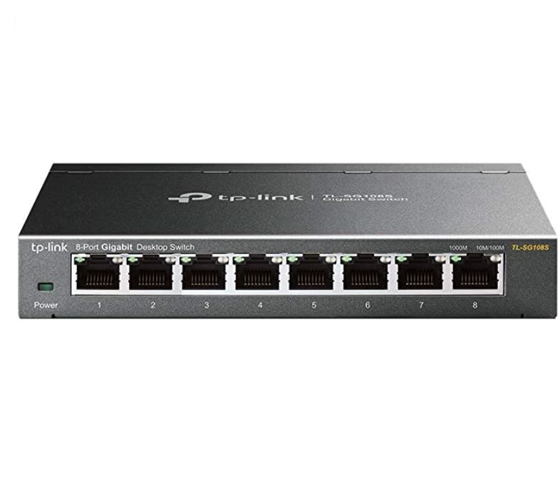 TP-Link 8-Port Gigabit Switch (TL-SG108S) für 16€ (statt 26€)