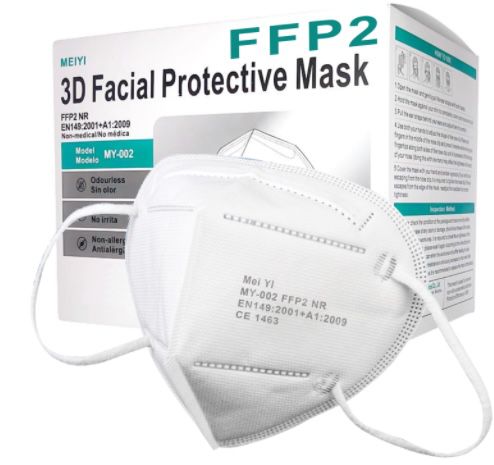50er Pack FFP2 Schutzmasken für 24,90€ oder 100er Pack für 44,90€