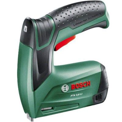 Bosch Akku Tacker PTK 3,6 LI in Metalldose (integrierter Akku, 3,6 Volt) für 39,99€ (statt 52€)